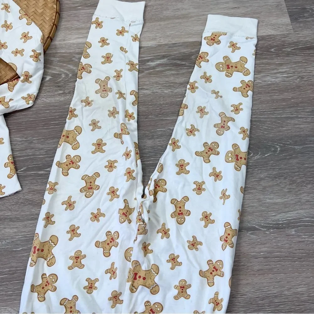 Petidoux Christmas holiday‎ gingerbread pajamas children’s size 7